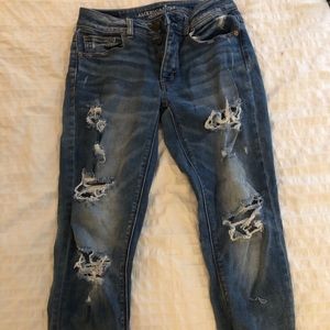 American Eagle ripped jeans